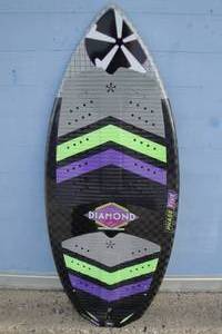 lot 212 image: Used- Diamond Phase Five, Limited Edition Wake Surfing Board, Designed By 7-X World Surfing Champion Drew Danielo