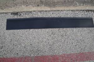 lot 216 image: 90-Peices of Black Cover Vinyl Wall Base 6-in x 48-in Long. Its extremely durable.