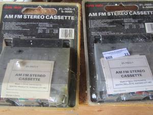 lot 22 image: AMFM stereo cassettesPLAYERS