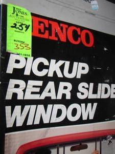 lot 36 image: Kenco pick up slider windows qty 3 in original box, ( box has damage)