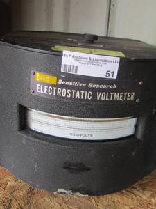 lot 51 image: sensitive research electrostatic voltmeter