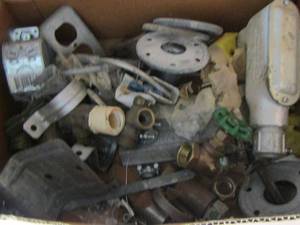 lot 63 image: water valves- faucet- brackets plus