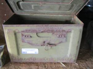 lot 93 image: 50 cal. Ammo box