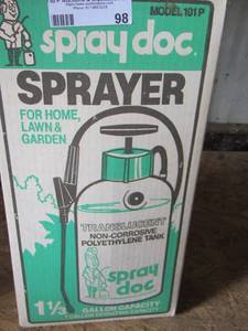 lot 98 image: Spray doc yard sprayer NIB
