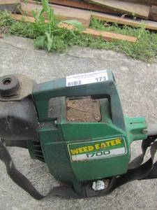 lot 173 image: green weed eater 1700 high performance trimmer