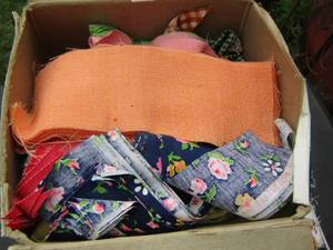 lot 177 image: vintage cloth pieces