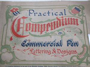 lot 184 image: practical compendium of commercial pen paper book