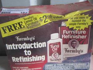 lot 182 image: Fornbys furniture refinishing