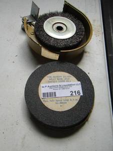 lot 216 image: grinding wheels