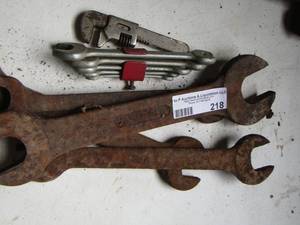lot 218 image: wrenches