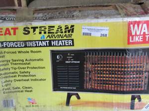 lot 268 image: heat stream electric heater