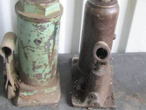 lot 276 image: hydraulic jacks heavy duty qty 2
