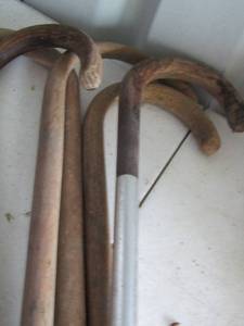 lot 280 image: walking canes qty 5