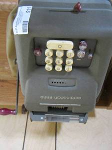 lot 511 image: Remington rand antique calculator