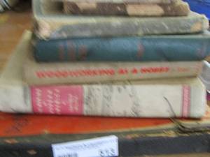 lot 513 image: vintage book lot well used