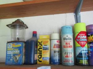 lot 527 image: rain - x , rug cleaner, car polish and more