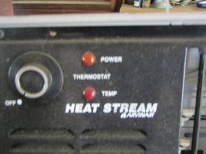 lot 355 image: HEAT STREAM HEATER