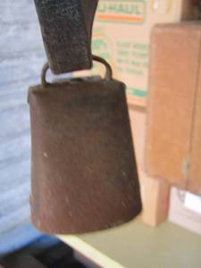 lot 388 image: antique bell leather buckle attached