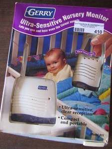 lot 410 image: Gerry nursery monitor model 611 in original box