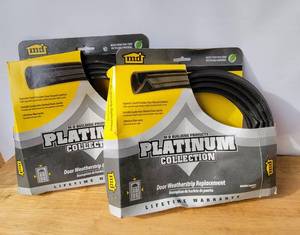 lot 8 image: M-D BUILDING PRODUCTS PLATINUM COLLECTION DOOR WEATHERSTRIP REPLACEMENT (X MONEY)