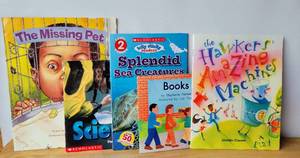 lot 25 image: LOT OF 5 KIDS READING AND ACTIVITY BOOKS