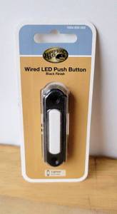 lot 64 image: HAMPTON BAY WIRED LED PUSH BUTTON NEW SEALED