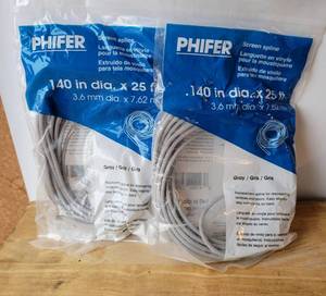 lot 66 image: PHIFER SCREEN SPLINE NEW SEALED