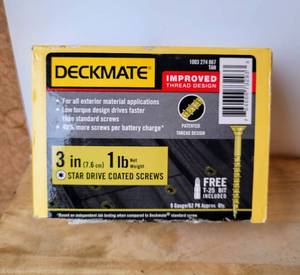 lot 85 image: DECKMATE 3 SCREWS