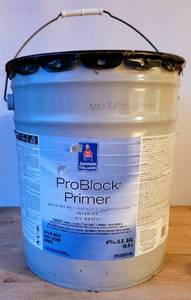 lot 98 image: SHERWIN WILLIAMS PRO BLOCK PRIMER 5 GAL