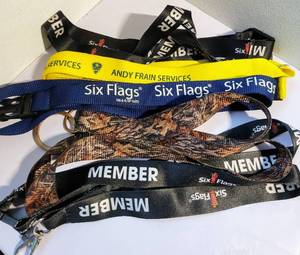 lot 148 image: LOT OF 5 VARIOUS LANYARDS