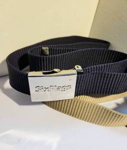 lot 149 image: PAIR OF SIX FLAGS BELTS