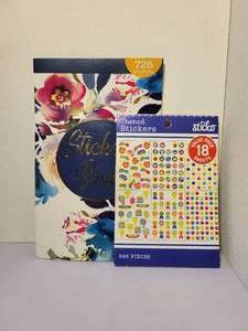 lot 121 image: LOT OF 2 STICKER BOOKS