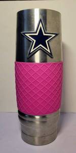 lot 135 image: DALLAS COWBOYS METAL TUMBLER