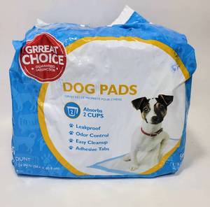 lot 221 image: GREAT CHOICE DOG PADS - PACKAGE HAS BEEN OPENED