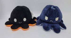 lot 215 image: 2 TEEFURY REVERSIBLE PLUSHIES - CUTE EVEN WHEN THEYRE MAD