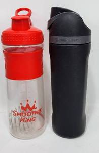 lot 192 image: SET OF 2 DRINKING BOTTLES
