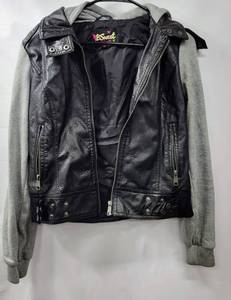 lot 242 image: B SWEET CLOTHING CO BLACK AND GRAY JACKET SIZE LARGE