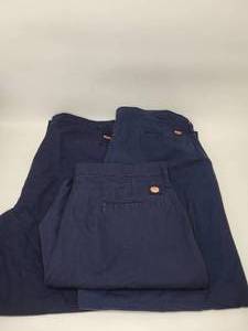 lot 263 image: NAVY BLUE RED KAP WORK PANTS AND SHORTS WOMENS SIZE 16 & 18