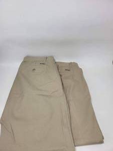 lot 264 image: 2 PAIRS OF KHAKI WORK PANTS WOMENS SIZE 20