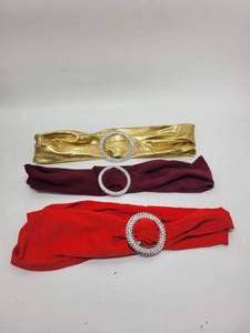 lot 315 image: 3 VARIOUS COLORED HEADBANDS