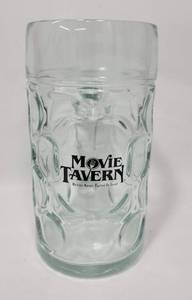 lot 331 image: VINTAGE COLLECTIBLE GLASS MOVIE TAVERN BEER STEIN