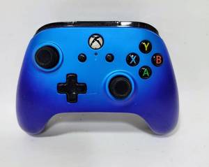 lot 325 image: POWER A XBOX ONE CONTROLLER - BLUEPURPLE OMBRE