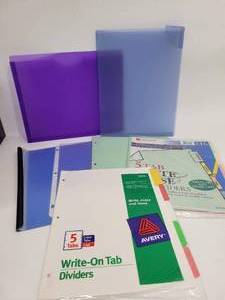 lot 417 image: MISCELLANEOUS FOLDERS AND DIVIDERS