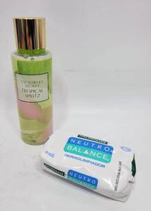 lot 397 image: VICTORIAS SECRET TROPICAL SPRITZ & NEUTRO BALANCE SOAP