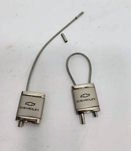 lot 395 image: 2 CHEVROLET KEY CHAIN LOCKS
