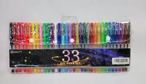 lot 360 image: PACKAGE OF 33 GEL PENS