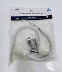 lot 358 image: DECORATIVE HOLDBACKS NEW SEALED