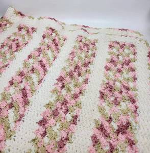 lot 355 image: CROCHETED BLANKET