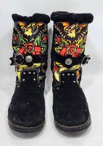 lot 354 image: ED HARDY WOMENS BOOTS