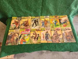 lot 15 image: Selection of vintage Classic Illustrated comic books